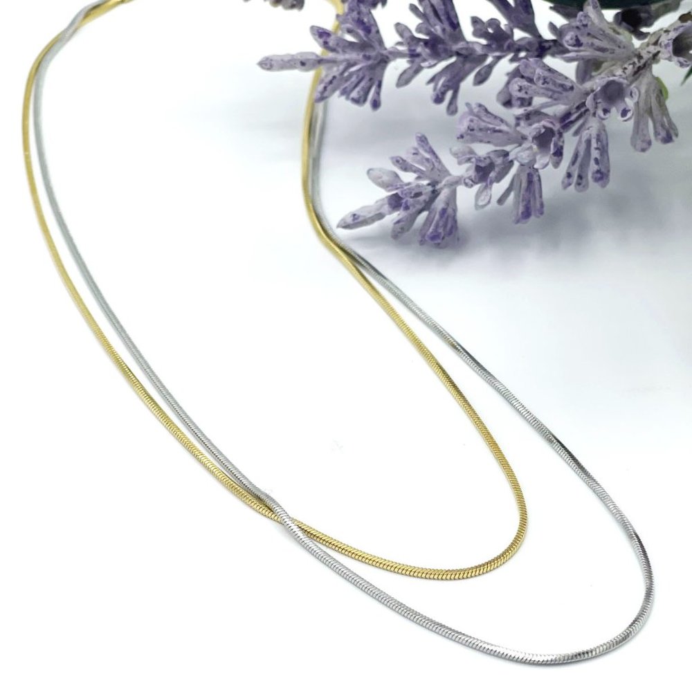 Snake Chain Necklace (Stainless Steel)